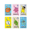 Creative sticky note binding notebook, portable sticky note notebook, PP cover