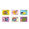 Creative sticky note binding notebook, portable sticky note notebook, PP cover