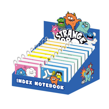 Creative sticky note binding notebook, portable sticky note notebook, PP cover
