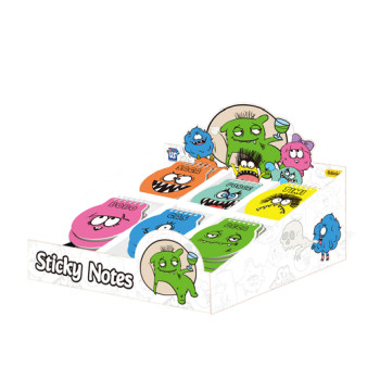 Creative sticky note binding notebook, portable sticky note notebook, laser flashing cover