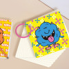Creative sticky note binding notebook, portable sticky note notebook, PP cover