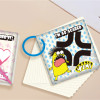 Creative sticky note binding notebook, portable sticky note notebook, Acrylic dropper cover