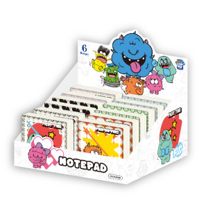 Creative sticky note binding notebook, portable sticky note notebook, Acrylic dropper cover