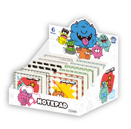 Creative sticky note binding notebook, portable sticky note notebook, Acrylic dropper cover