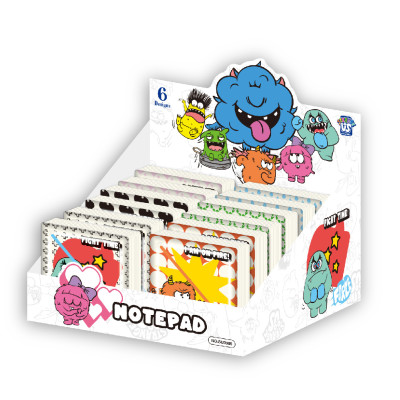 Creative sticky note binding notebook, portable sticky note notebook, Acrylic dropper cover