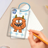 Creative sticky note binding notebook, portable sticky note notebook, Acrylic dropper cover