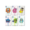 Creative sticky note binding notebook, portable sticky note notebook, Acrylic dropper cover