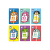 Creative sticky note binding notebook, portable sticky note notebook, PP cover