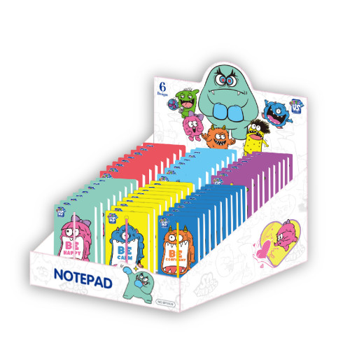 Creative sticky note binding notebook, portable sticky note notebook, PP cover