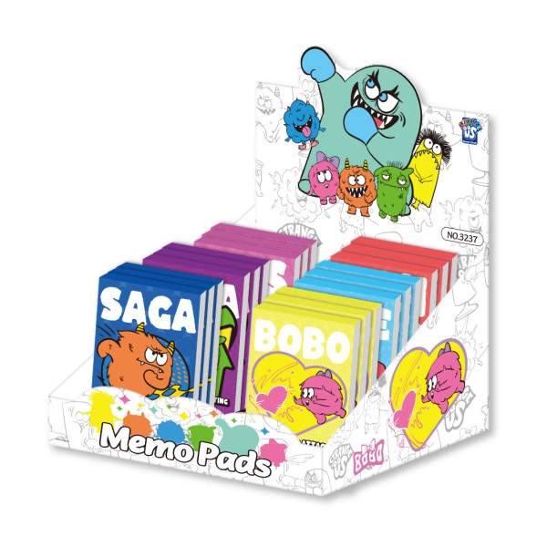 Monster Memo Notes, Hand notes, student Hand account materials，Cartoon memo notes