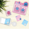 Little Monster Mini Stress Relieving Bean Notebook, Stress Relieving Notebook, Portable Pendant Notebook, Account Book, Color Page Notebook, Portable Notebook, Memo Notebook