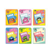 Little Monster Mini Stress Relieving Bean Notebook, Stress Relieving Notebook, Portable Pendant Notebook, Account Book, Color Page Notebook, Portable Notebook, Memo Notebook