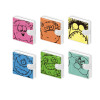 Little Monster Mini Stress Relieving Bean Notebook, Stress Relieving Notebook, Portable Pendant Notebook, Account Book, Color Page Notebook, Portable Notebook, Memo Notebook
