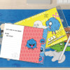 Small Monster Rubber Lasso Notebook, Mini Pocket Notebook, Portable Small Notebook