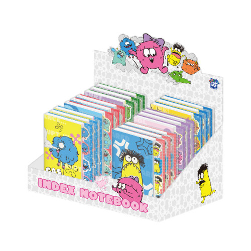 Small Monster Rubber Lasso Notebook, Mini Pocket Notebook, Portable Small Notebook