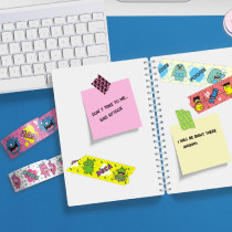 cartoon Monster tape, colored decorative paper tape, student tape, decorative tape, paper tape set