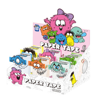 cartoon Monster tape, colored decorative paper tape, student tape, decorative tape, paper tape set