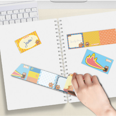 cartoon  Monster tape, colored decorative paper tape, student tape, decorative tape, paper tape set