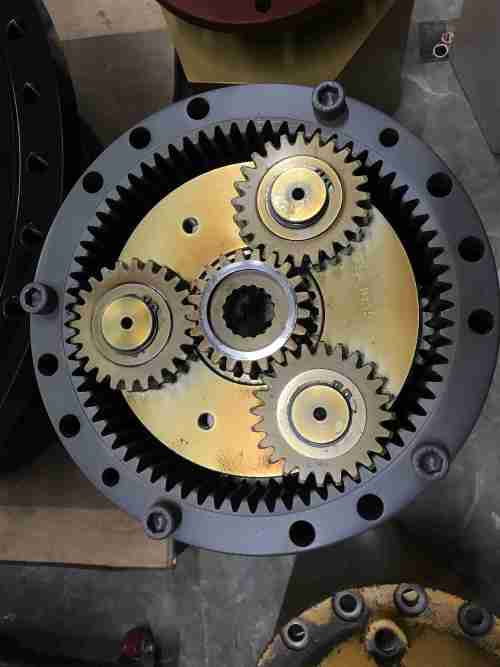 Swing Gearbox for Hyundai R130 R150 Excavator Swing Reducer Gearbox Spare Parts Replacement