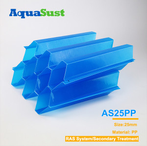 Customized Tube Settler AS-25PP | 25mm Lamella Settler for Flexibility and scalability | For Municipal & Hospital Wastewater Secondary Treatment
