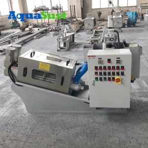 Screw Press Sludge Dewatering Machines AS-NH132 | Customized Dewatering Screw Press for Petrochemical Wastewater Treatment