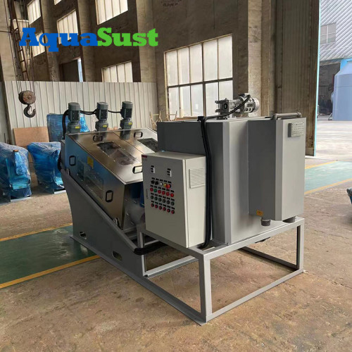 Cassava Dewatering Machine Screw Press AS-NH303 |Manufacturing Screw Press Dewatering Sludge Machine For Dairy Wastewater Treatment