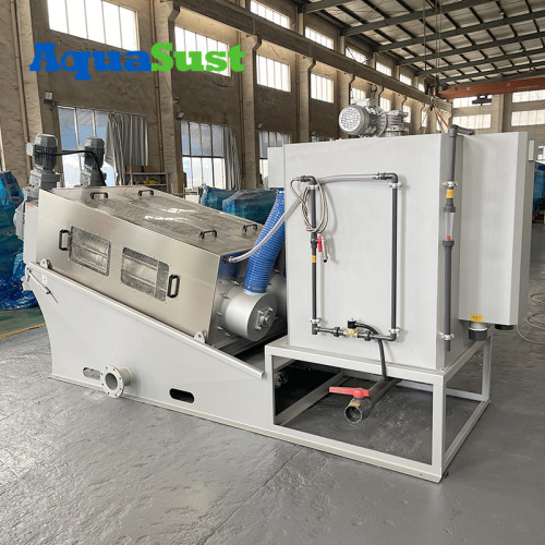 Dewatering Screw Presses Machine AS-NH402 |Manufacturer Dewatering Screw Presses Machine For Chemical Industry Wastewater Treatment