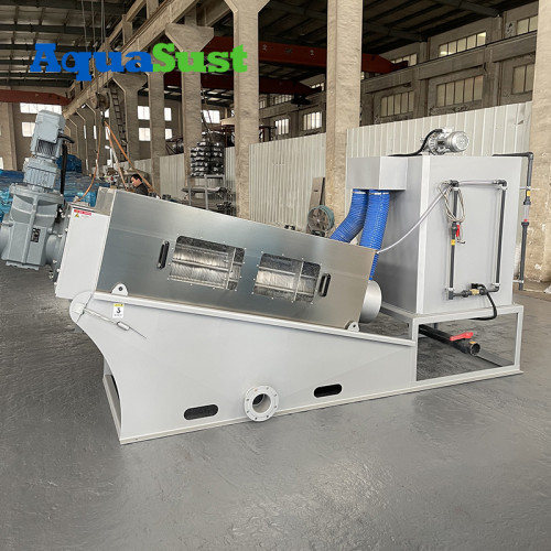 Dewatering Screw Presses Machine AS-NH402 |Manufacturer Dewatering Screw Presses Machine For Chemical Industry Wastewater Treatment