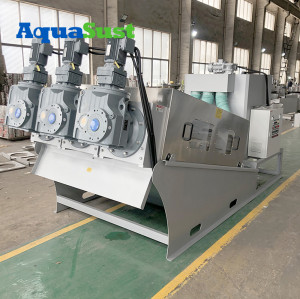 Screw Press Dewatering Mesin Harga AS-NH403 |Manufacturer Screw Press Dewatering Mesin Harga For Oil Refining Wastewater Treatment
