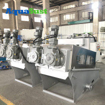 Stainless Steel Dewatering Screw Press AS-NH404 |Manufacturer Stainless Steel Dewatering Screw Press For Hospital Wastewater Treatment