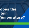How well does the MBBR system adapt to temperature?