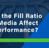 How does the fill ratio of MBBR media affect system performance?
