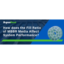 How does the fill ratio of MBBR media affect system performance?