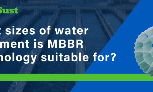 ¿Para qué tamaños de tratamiento de agua es adecuada la tecnología MBBR?