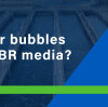 How do air bubbles affect MBBR media?
