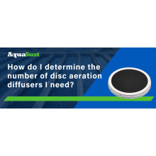 How do I determine the number of disc aeration diffusers I need?
