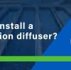 How do I install a disc aeration diffuser?