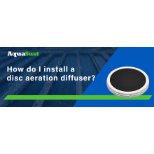 How do I install a disc aeration diffuser?