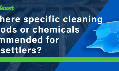 ¿Existen métodos de limpieza específicos o productos químicos recomendados para los sedimentadores tubulares?