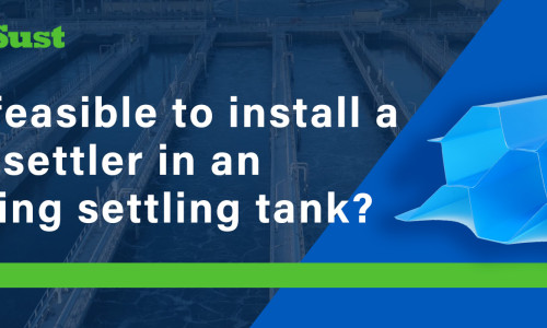 ¿Es factible instalar un sedimentador tubular en un tanque de sedimentación existente?