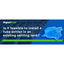 Is it feasible to install a tube settler in an existing settling tank?