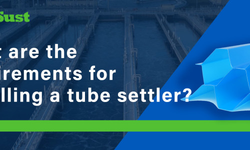 ¿Cuáles son los requisitos para instalar un sedimentador tubular?