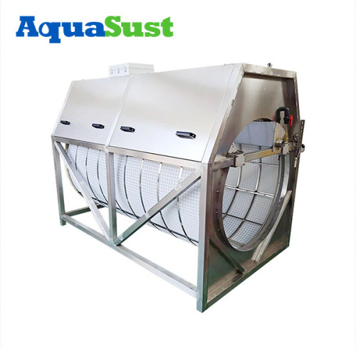 Rotary Drum Filter for Recirculating Aquaculture Systems (RAS)