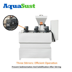 High-quality stainless steel automatic preparation unit multi function chemical dosing system for wastewater treatment