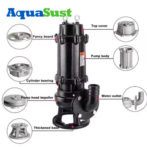 High Pressure Multistage Submersible Sewage Pumps For Pulp And Paper Industry Wastewater Treatment