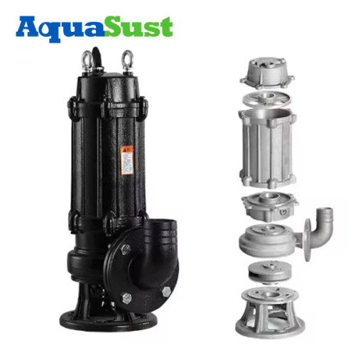High Pressure Multistage Submersible Sewage Pumps For Textile And Dyeing Wastewater Treatment