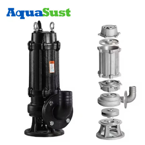 High Pressure Multistage Submersible Sewage Pumps For Textile And Dyeing Wastewater Treatment