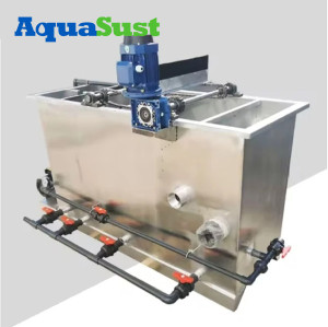 Stainless Steel Wastewater Treatment DAF System Dissolved Air Flotation For Steel Industry Wastewater Treatment
