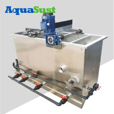 Stainless Steel Wastewater Treatment DAF System Dissolved Air Flotation For Industrial Sewage