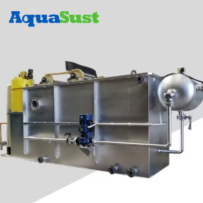 Stainless Steel Wastewater Treatment DAF System Dissolved Air Flotation For Steel Industry Wastewater Treatment